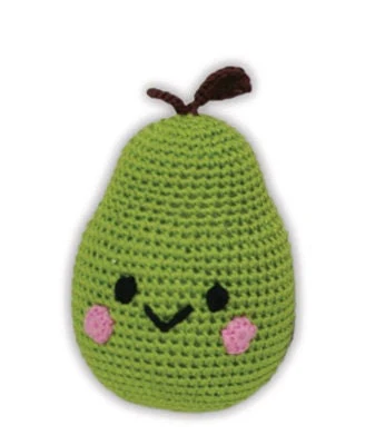 Knit Knacks Organic Cotton Pet & Dog Toys, "Fruits" (Choose from: Strawberries, Pear, Pineapple, Lemon, Chili Pepper, Avocado or Banana) - Image 9