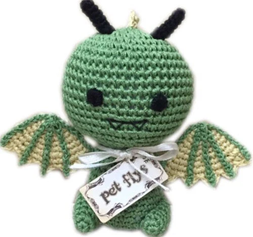 Knit Knacks Organic Cotton Pet & Dog Toys, "Magical Group" (Choose from: Unicorn, Poo, Donut, Rainbow or Dragon!) - Image 4