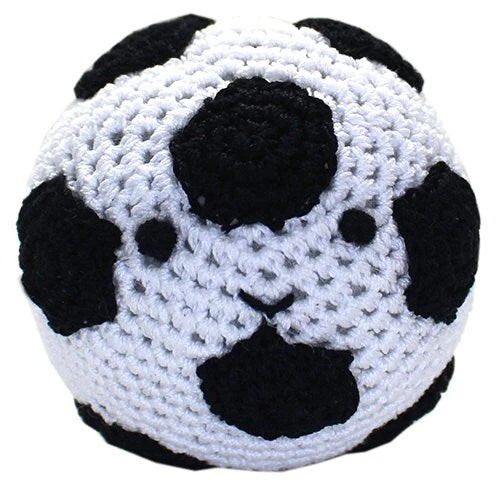 Knit Knacks Organic Cotton Pet & Dog Toys, "Sports Group" (Choose from Soccer or Football) - Image 4