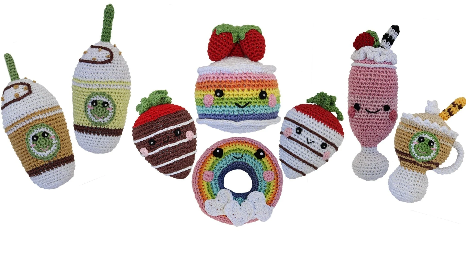 Knit Knacks Organic Cotton Pet & Dog Toys, "Sweet Tooth Group" (Choose from 10 different options!) - Image 10
