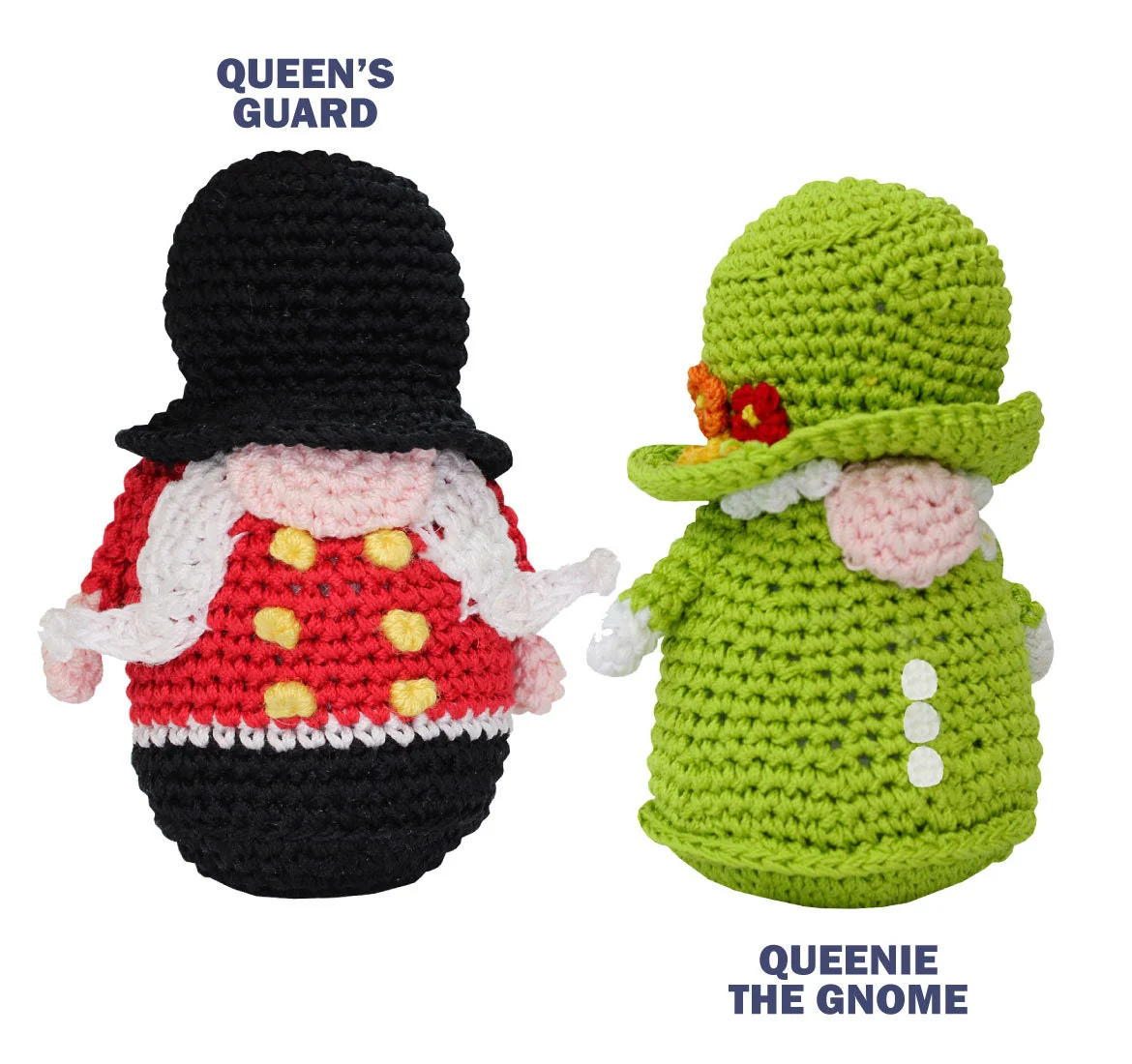 Knit Knacks Organic Cotton Pet & Dog Toys, "The Royal Knit Knacks Group" - Image 2