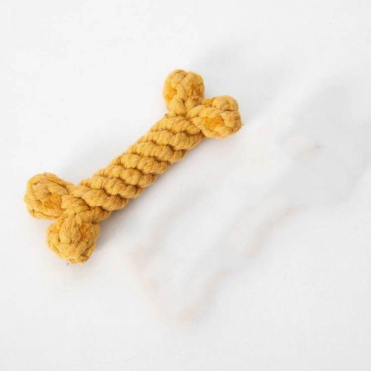 Knitted Knot Cotton Rope Bone Toy - Image 10