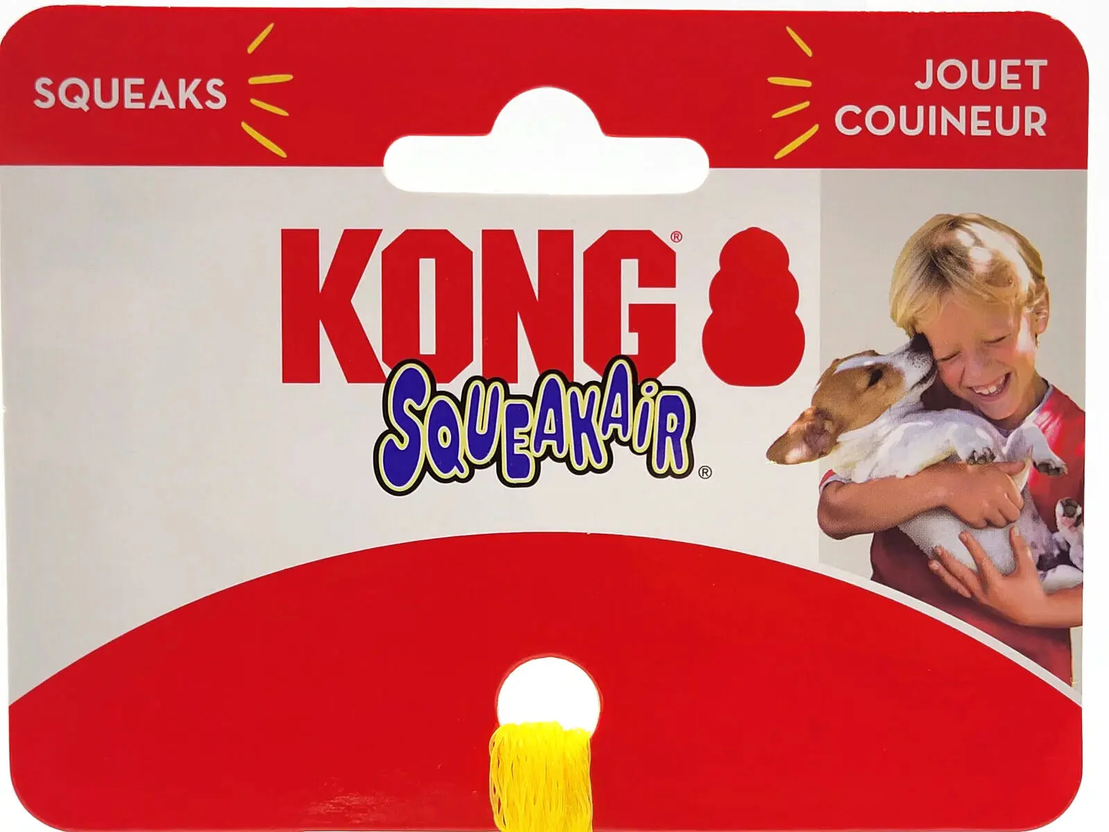 KONG Airdog Squeakair Tennis Balls 3 Ct XS Dog Fetch Toy - Image 2
