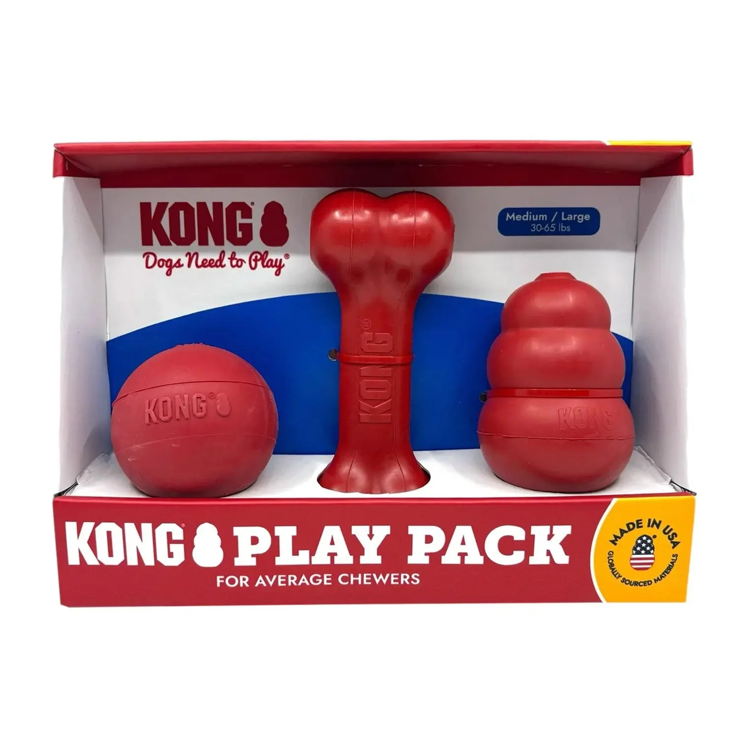 KONG Classic Dog Toys, 3-Count - Image 2