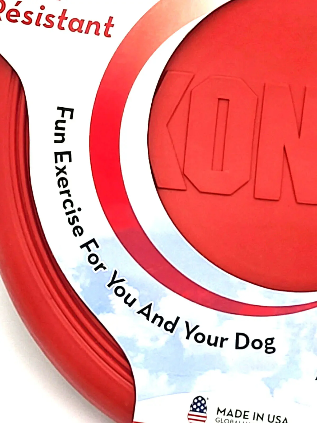 KONG Flexible Flyer SMALL Durable Rubber Frisbee Dog Fetch Toy 7.5" - Image 3