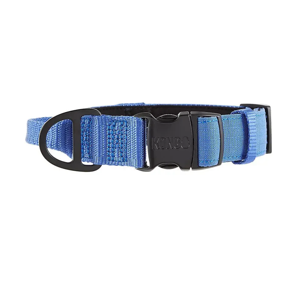 Kong Large Blue Ultra Durable Padded Comfort Handle Dog Collar Adjustable - Image 2