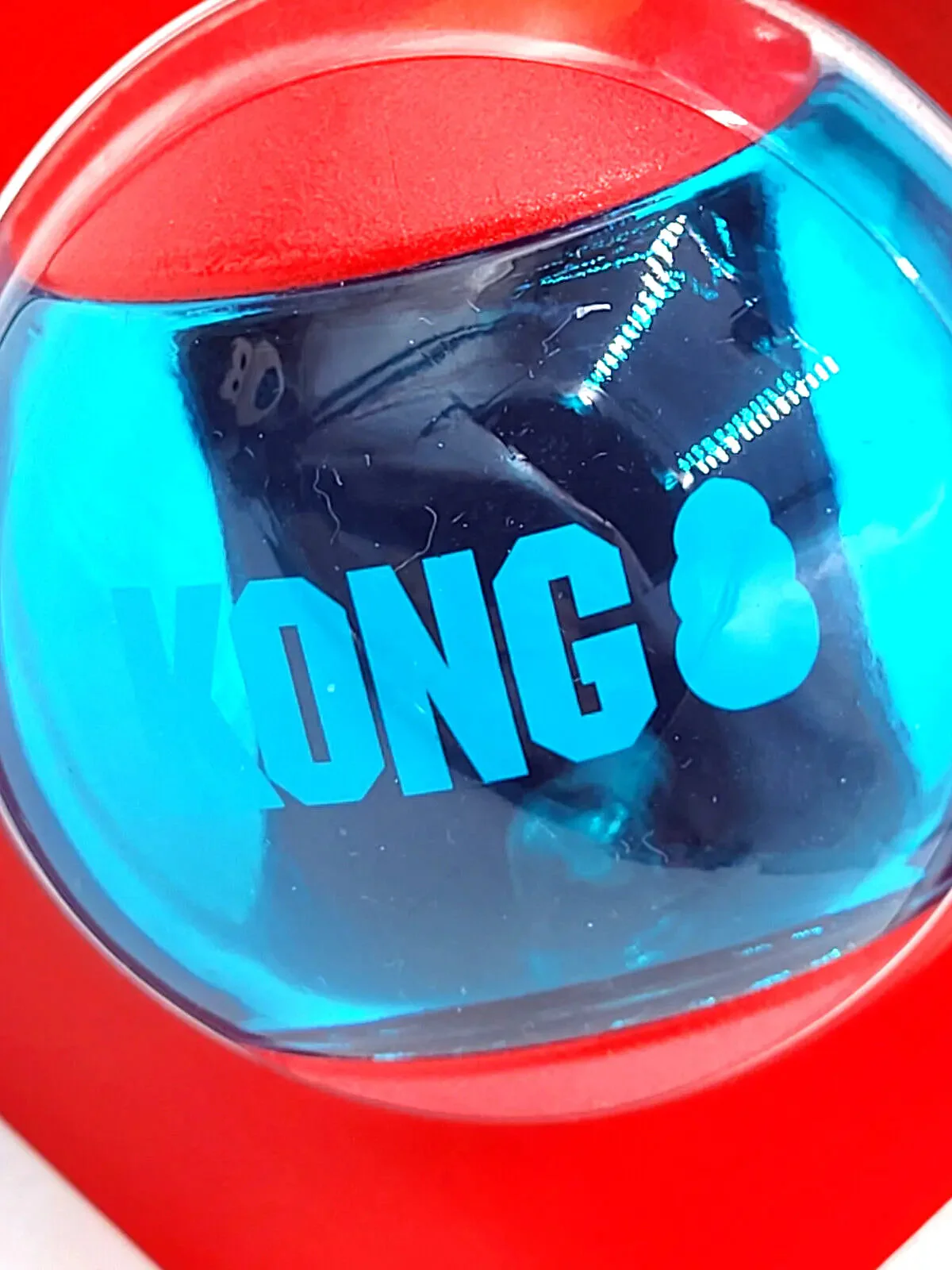 KONG Squeezz Action Ball Red 2 Count Large Squeaky Dog Fetch Toy 3" - Image 5