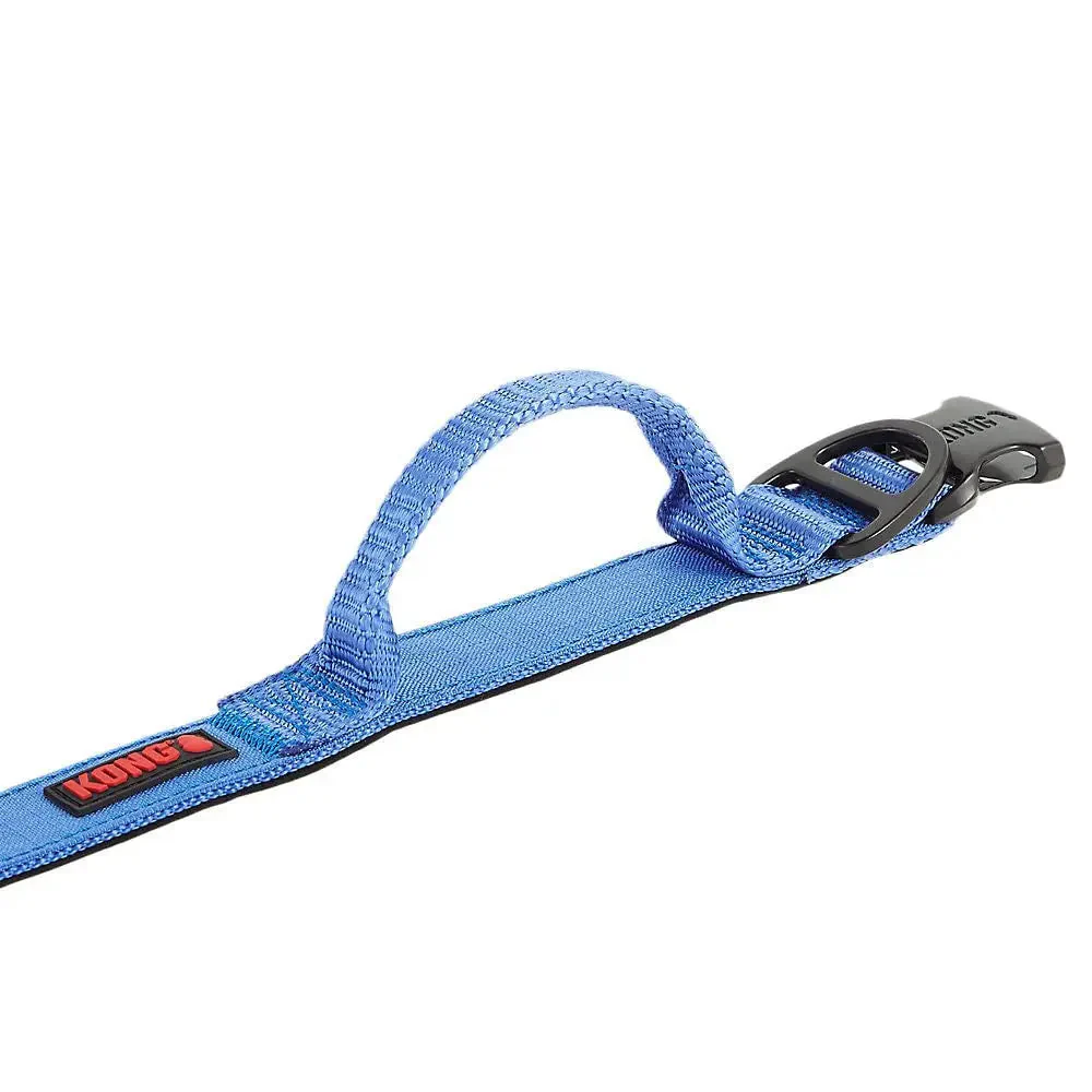 KONG Ultra Durable Padded Comfort Handle Dog Collar XL Blue Adjustable Control - Image 4