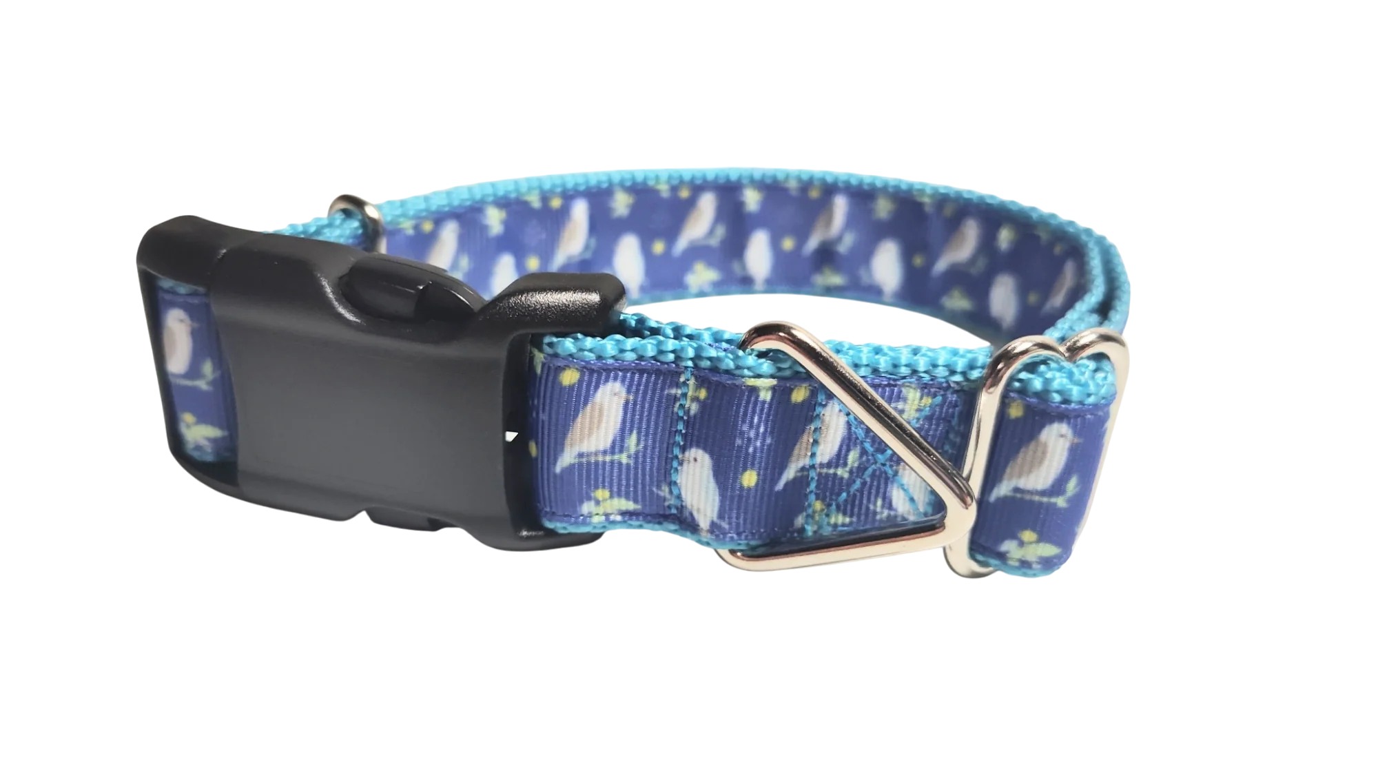 Kookaburra Bird Nylon Dog Collar - Image 2