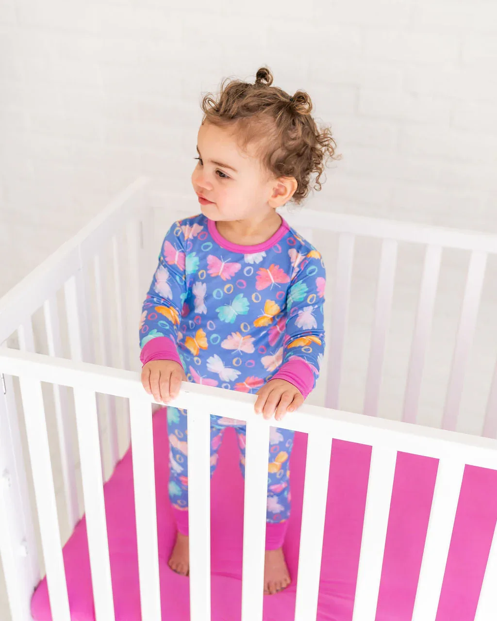 Korrie Butterflies Bamboo 2-Piece Long Sleeve Set - Image 3