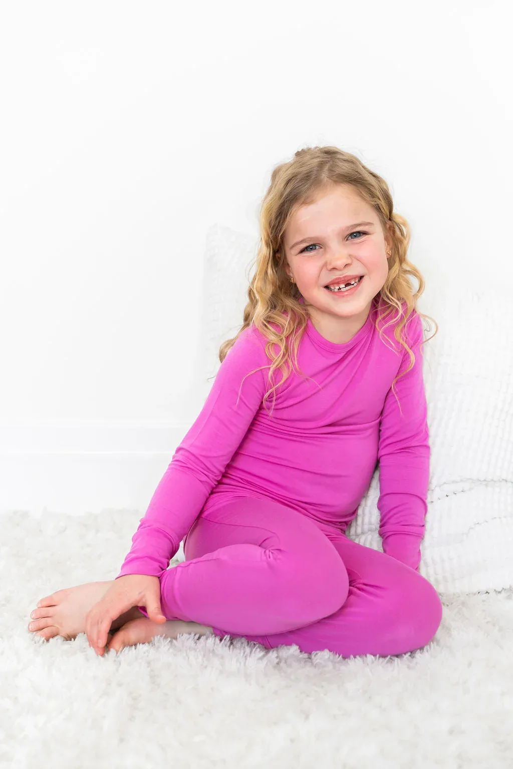 Korrie Pink Bamboo 2-Piece Long Sleeve Set - Image 4