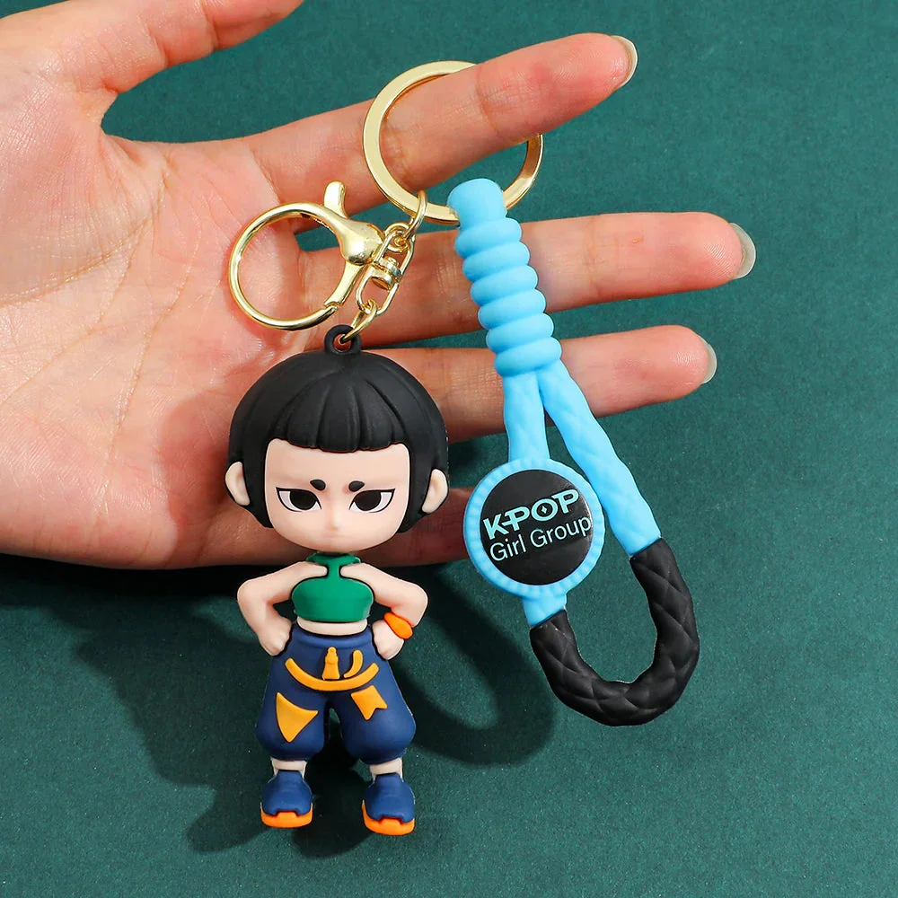 KPOP Demon Hunters Keychain, Tiger Character PVC Figure Keychain, Cute Harajuku Style Key Ring for Kids & Fans Halloween - Image 10