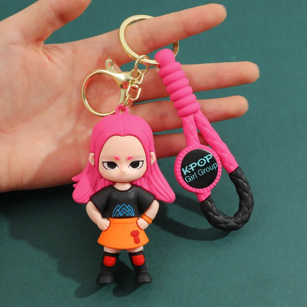 KPOP Demon Hunters Keychain, Tiger Character PVC Figure Keychain, Cute Harajuku Style Key Ring for Kids & Fans Halloween - Image 13