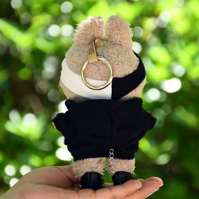 Labubu 17cm Black Sweatshirt Outfit for Vinyl Pendant & Blind Box Dolls【Apparel Only] - Image 2