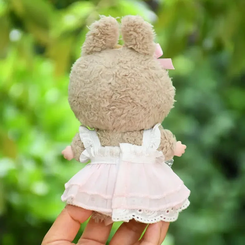 Labubu 17cm Pink Bowknot Gauze Dress, Cute Princess Outfit【Apparel Only] - Image 5