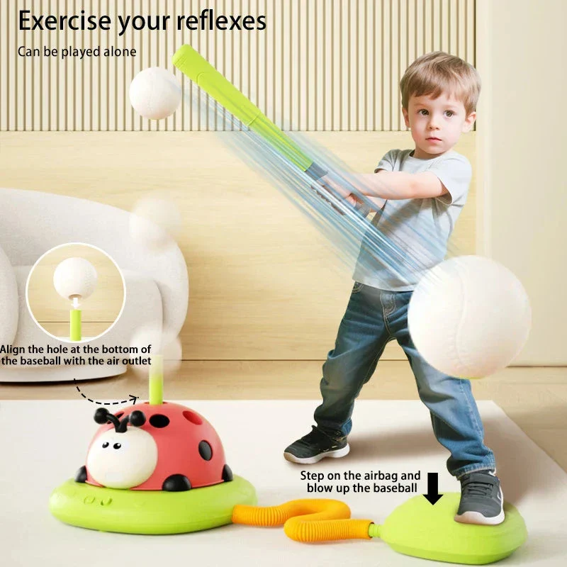 Ladybug Sport Entertainment Game Toy Multifunction Rope Skipping Machine Ferrule Jump Rocket Launcher Outdoor Educational - Image 6