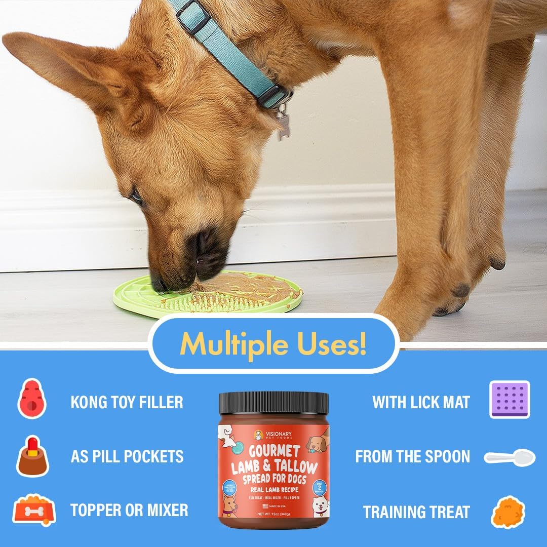 Lamb & Beef Tallow Dog Meat Spread – High-Protein, Low-Carb Keto Treat | 12oz Jar - Image 6