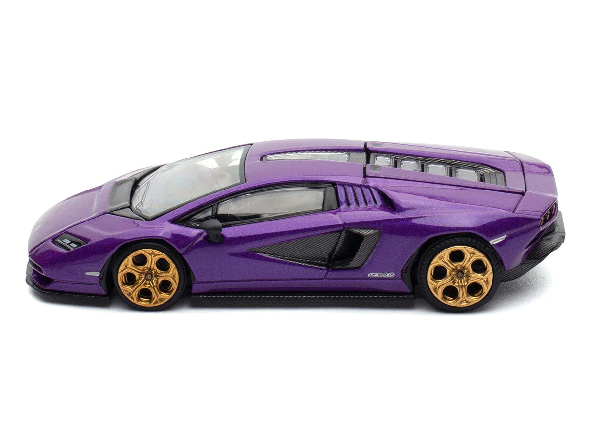 Lamborghini Countach LPI 800-4 Viola Pasifae Purple Metallic "Hong Kong Toycar Salon 2025" 1/64 Diecast Model Car by Pop Race - Image 2