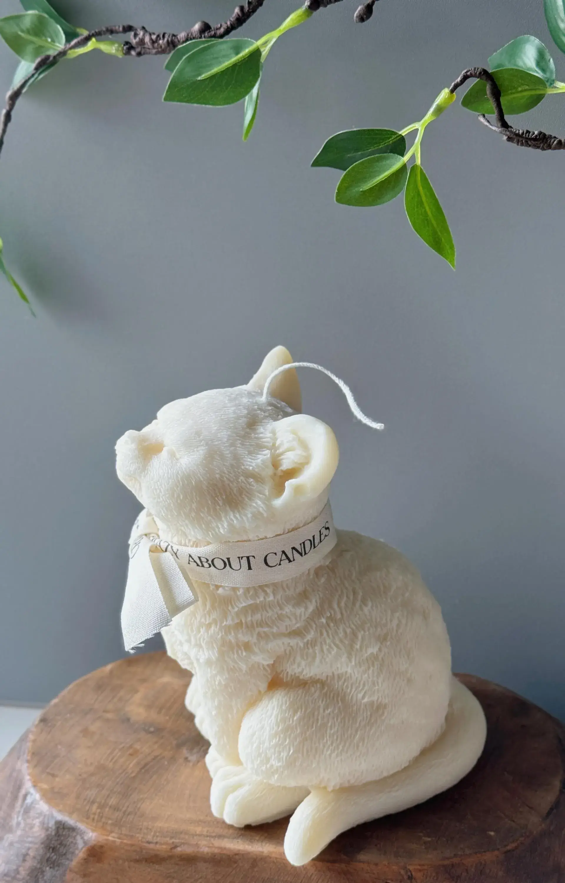 Large Cat Sculpture Candle | Gallery-Quality Soy Wax - Image 2