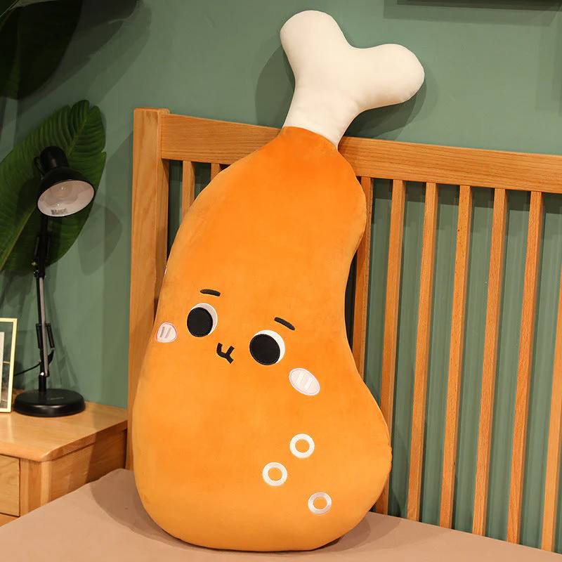 Large Chicken Leg Throw Pillow Plush Toy Home Cushion - Image 7