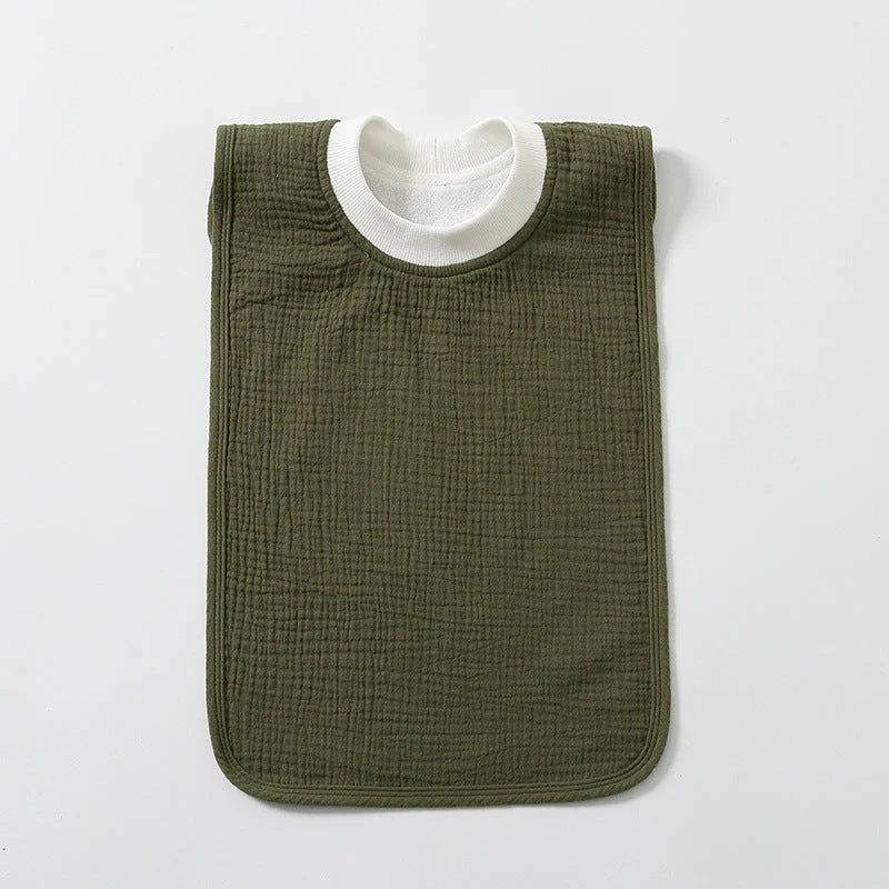 Large Childrens Washcloth Bib That Resists Stains - Image 11
