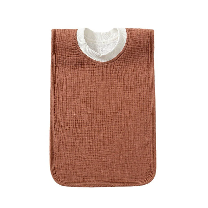 Large Childrens Washcloth Bib That Resists Stains - Image 5