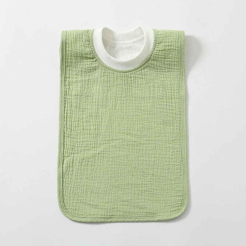 Large Childrens Washcloth Bib That Resists Stains - Image 6