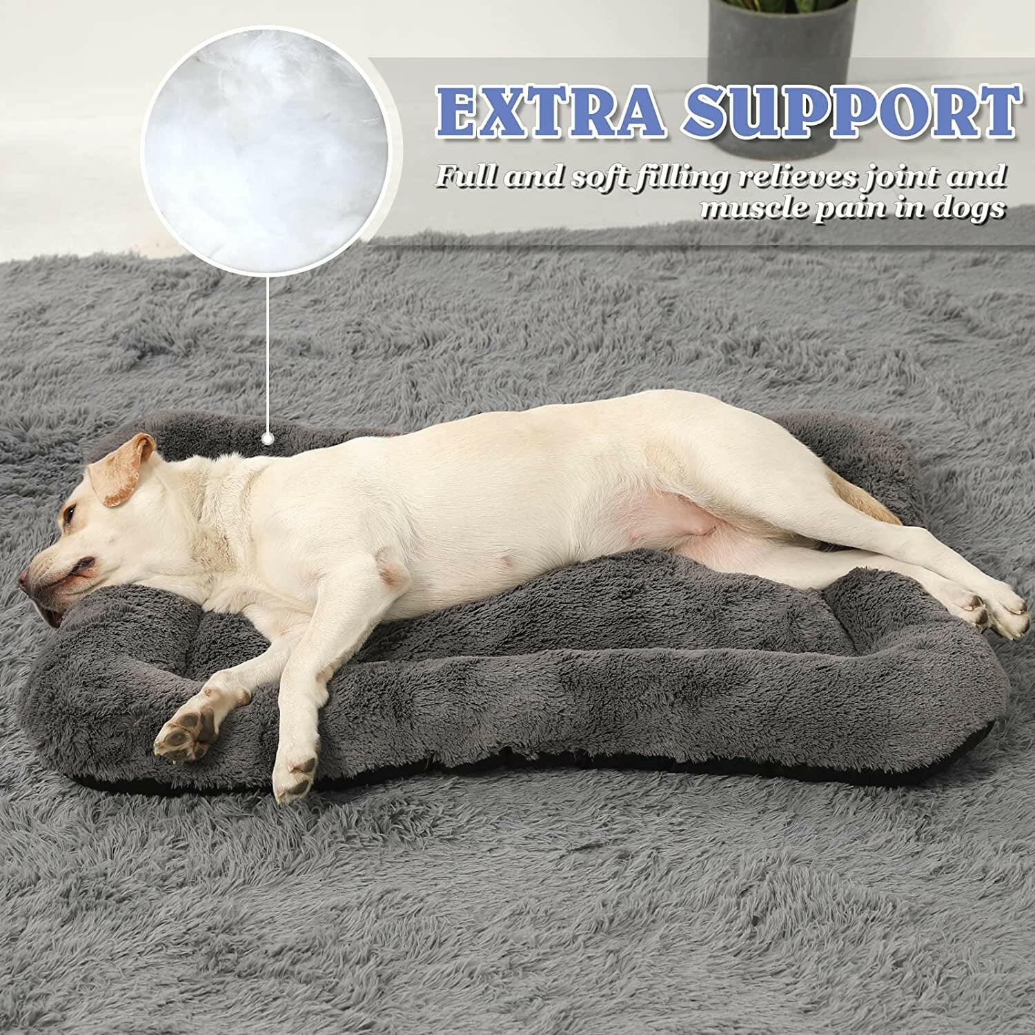 Large Dog Beds for Anxiety - Easy to Clean & Comforting - Image 4