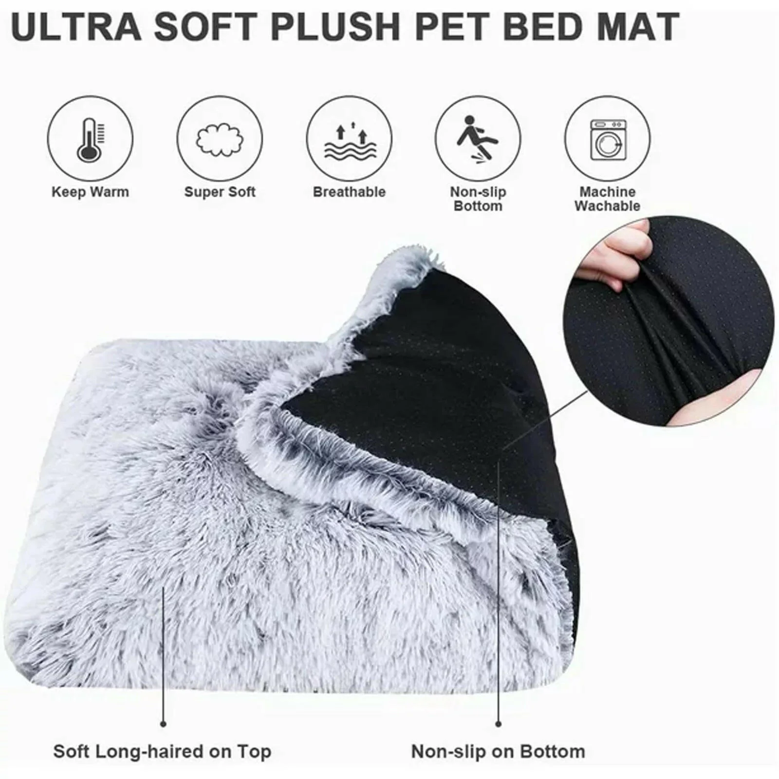Large Dog Mats for Anxiety - Washable & Non-Slip - Image 2