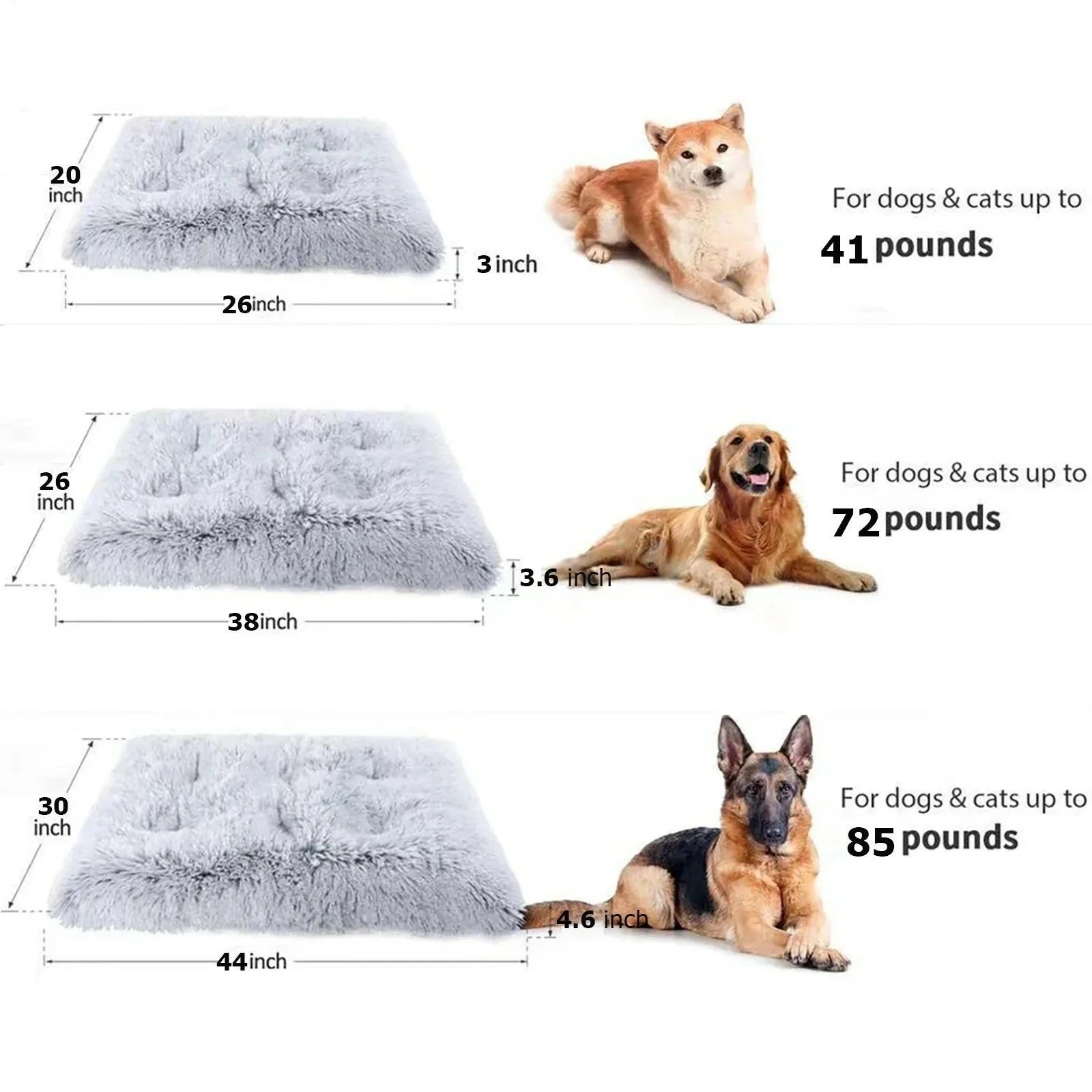 Large Dog Mats for Anxiety - Washable & Non-Slip - Image 4