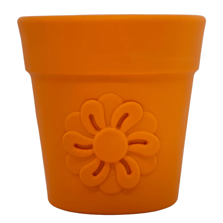 Large Flower Pot eCup Dog Treat Dispenser | Durable USA-Made Enrichment Toy | SodaPup - Image 2