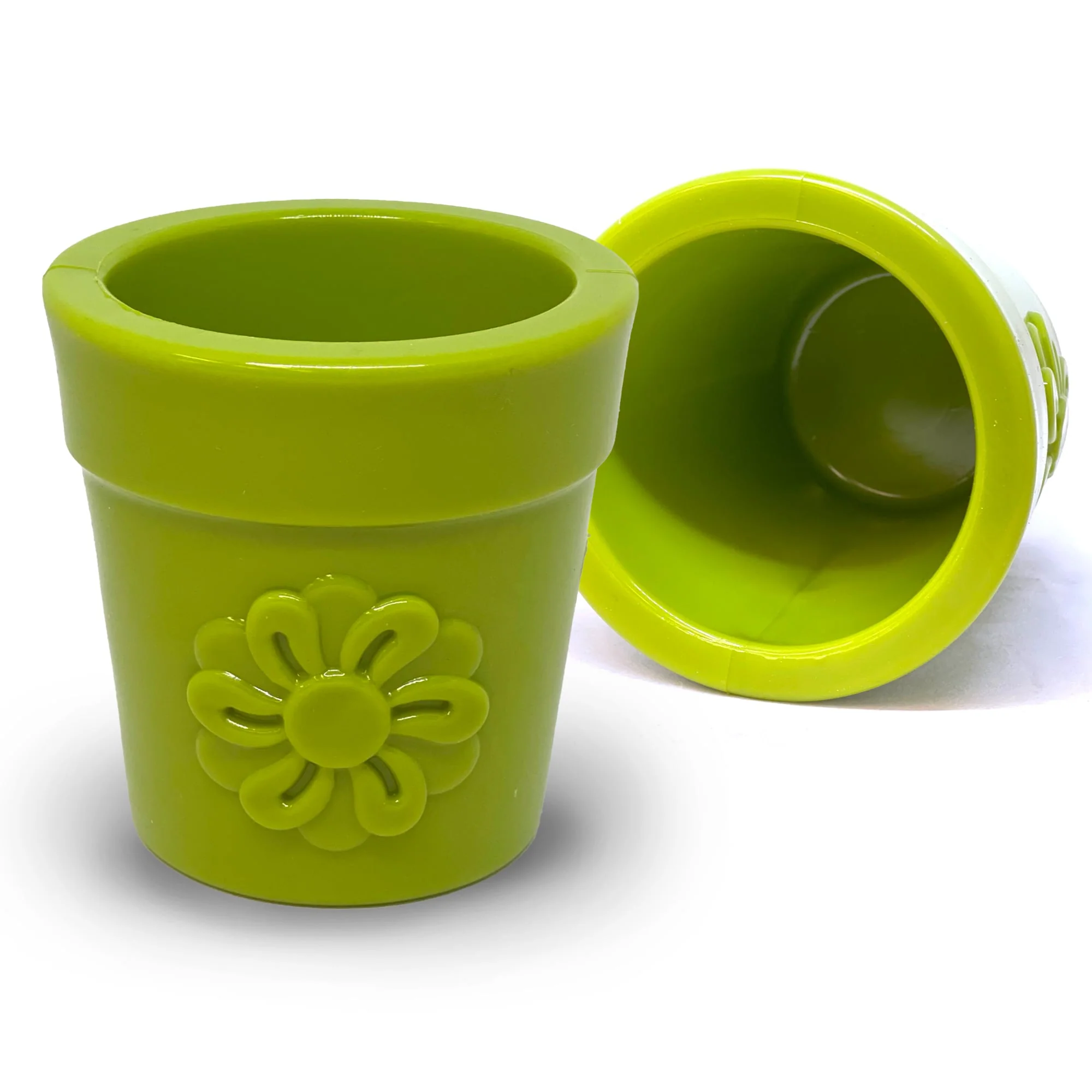 Large Flower Pot eCup Dog Treat Dispenser | Durable USA-Made Enrichment Toy | SodaPup - Image 6