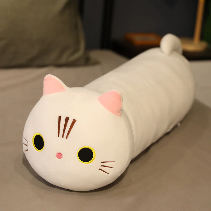 Large Size Cartoon Cat Plush Toys Stuffed Cloth Doll Long Animal Pillow Cushion - Image 12