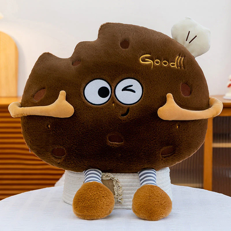 Large Waist Cushion Nap Pillow A Plush Toast Toy - Image 7