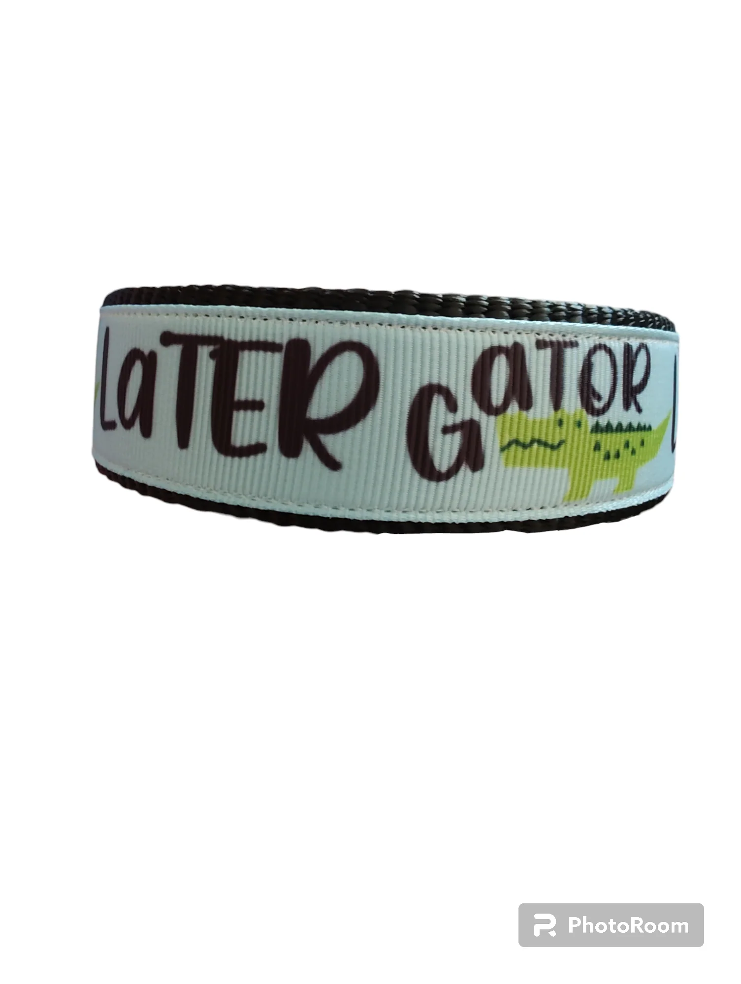 Later Gator Black Nylon Dog Collar MD, LG, XL, Leash - Image 4