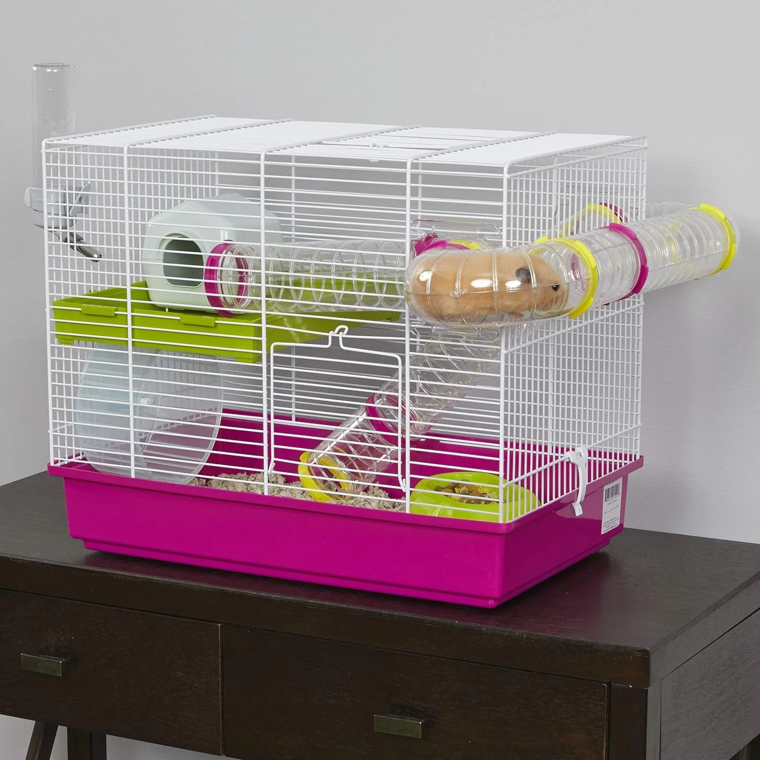 Laura Small Hamster Cage | Fun & Interactive Cage Measures 18.11L X 11.61W X 14.8H & Includes All Accessories - Image 3