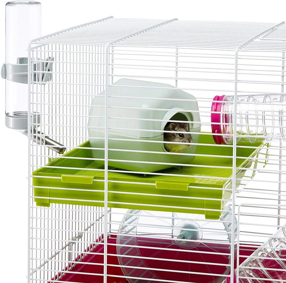 Laura Small Hamster Cage | Fun & Interactive Cage Measures 18.11L X 11.61W X 14.8H & Includes All Accessories - Image 8