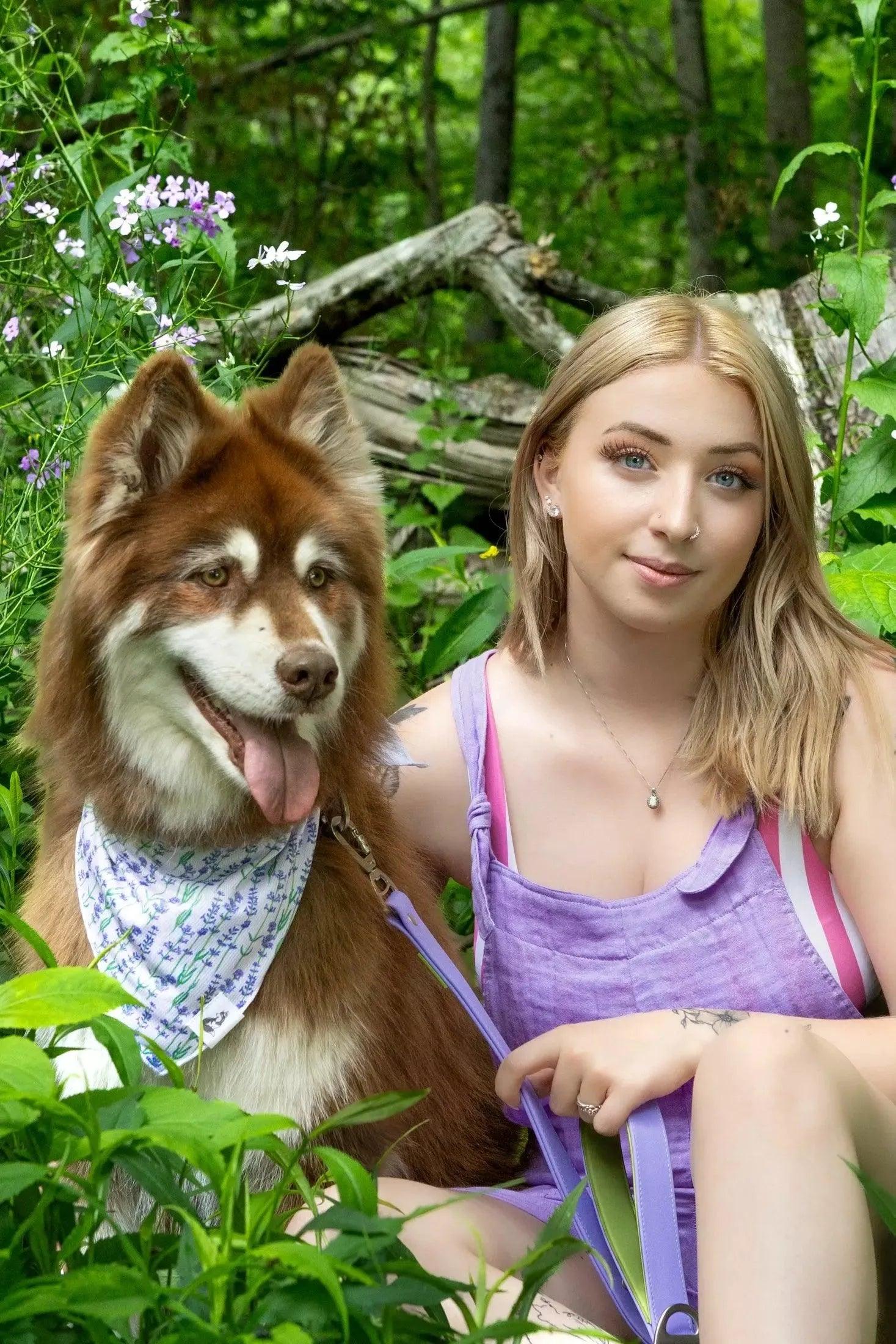 Lavender Blooms Dog Bandana - Image 3