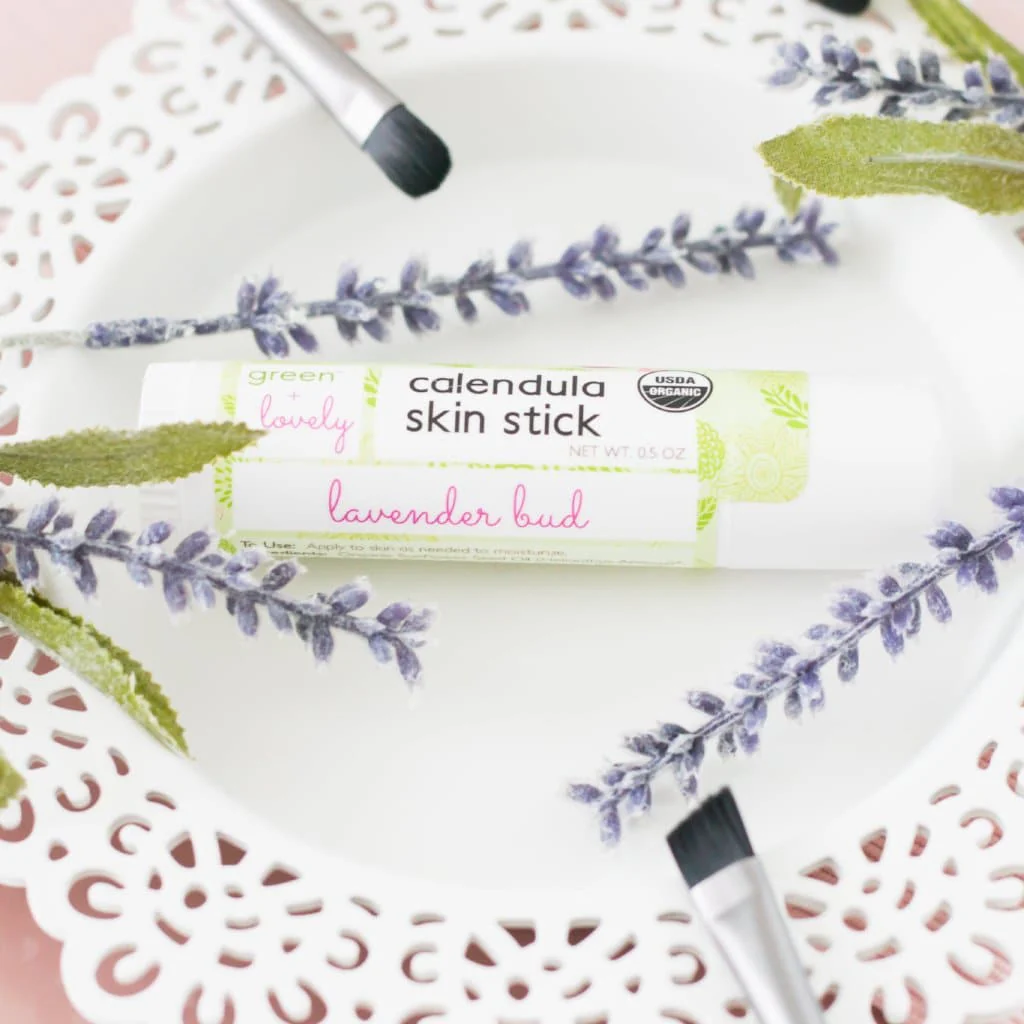 Lavender Bud Skin Stick - Organic Lotion Stick - Travel Size - Image 2