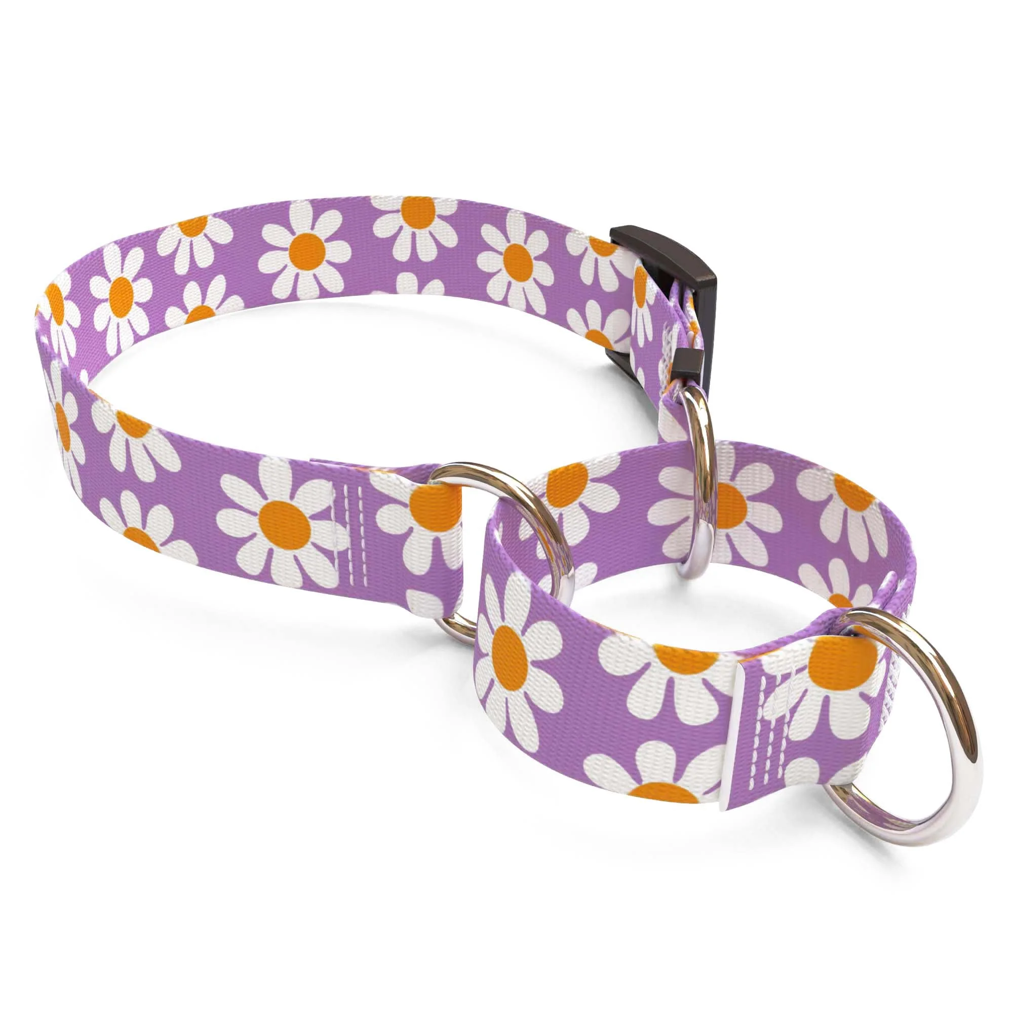 Lavender Daisy Dog Collar - Image 3
