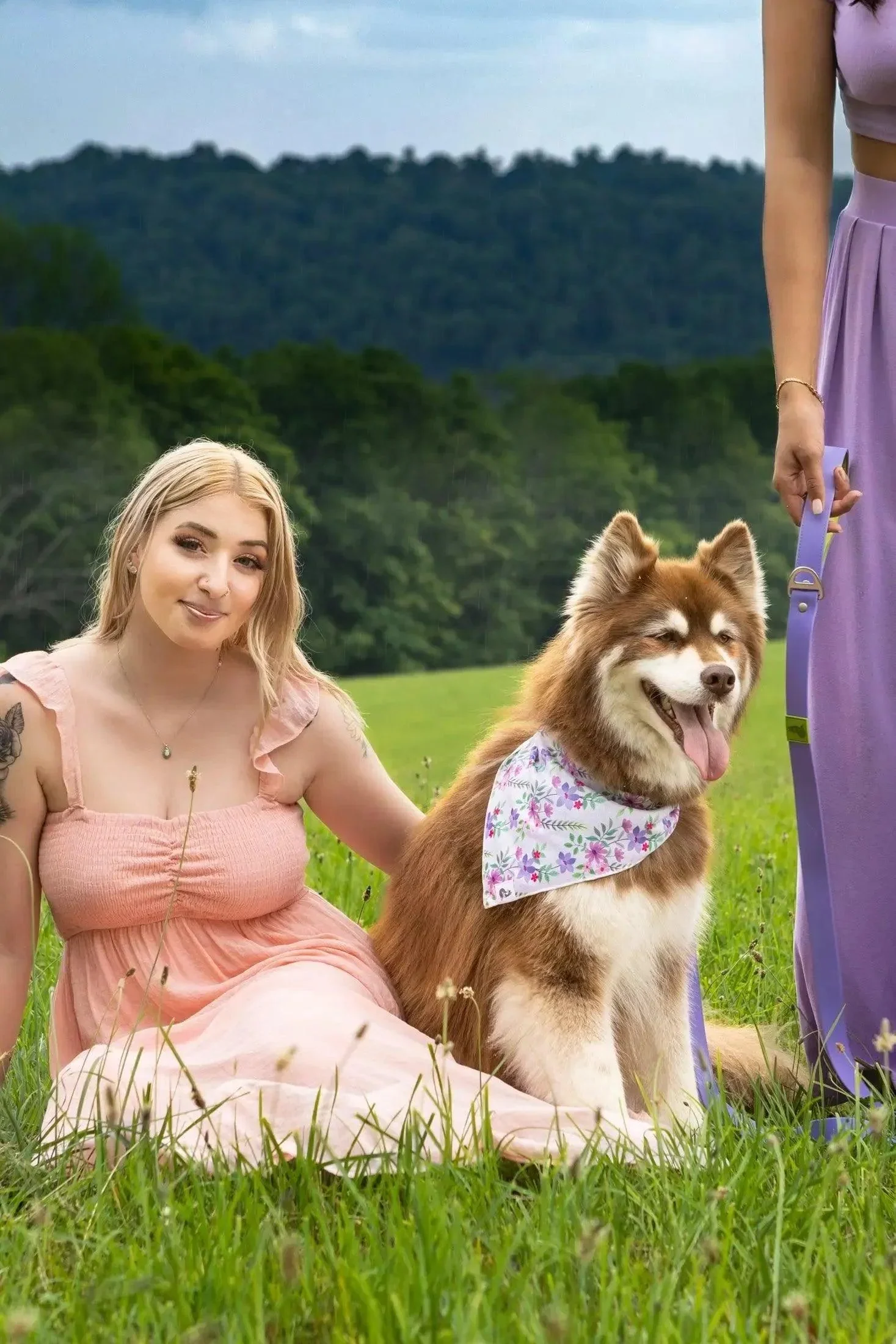 Lavender Garden Waterproof Dog Leash - Image 4