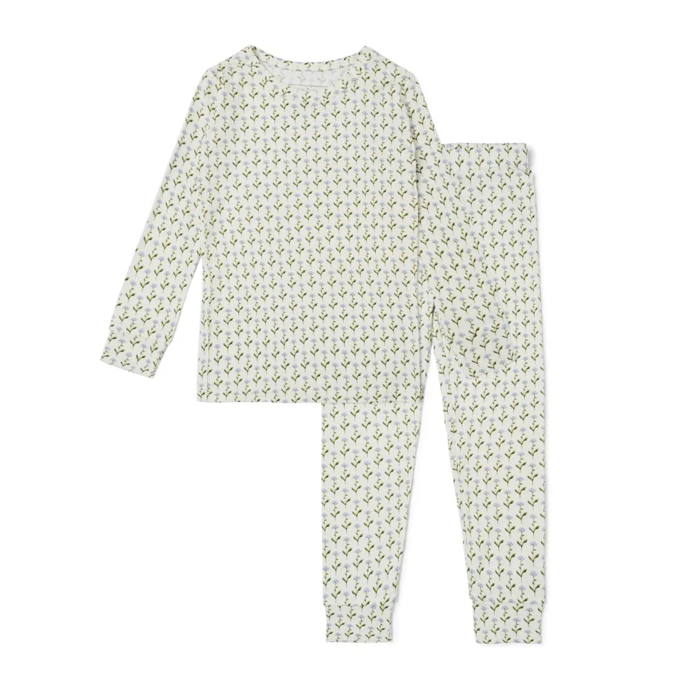 Lavender Lane Bamboo Kids Pajama Set - Image 2