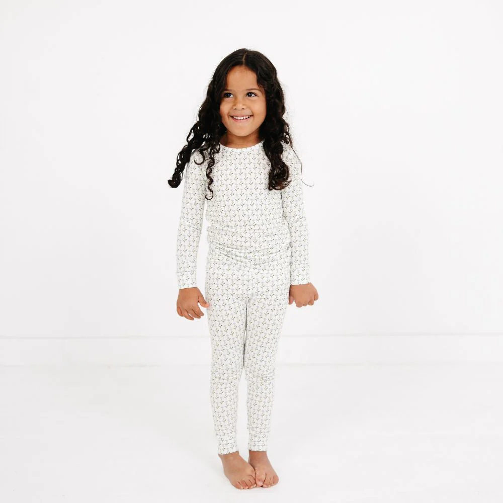 Lavender Lane Bamboo Kids Pajama Set - Image 4