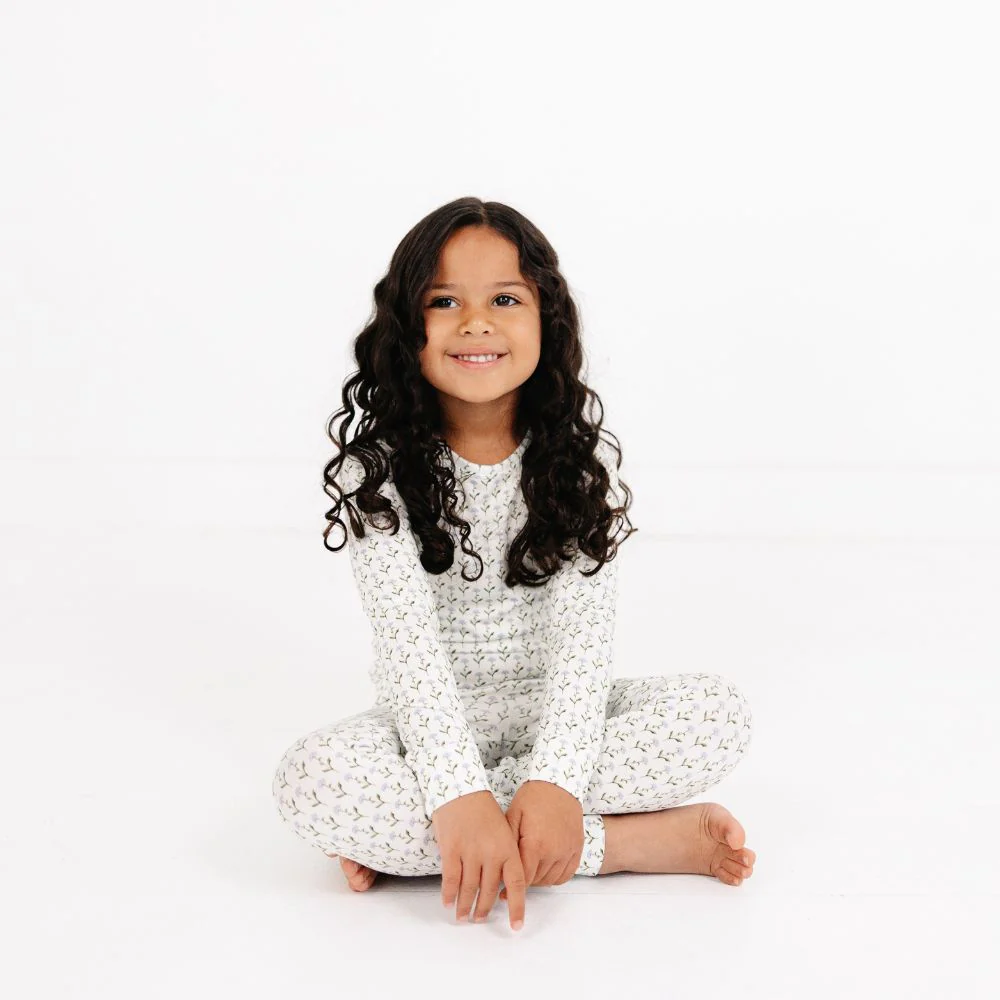 Lavender Lane Bamboo Kids Pajama Set - Image 5