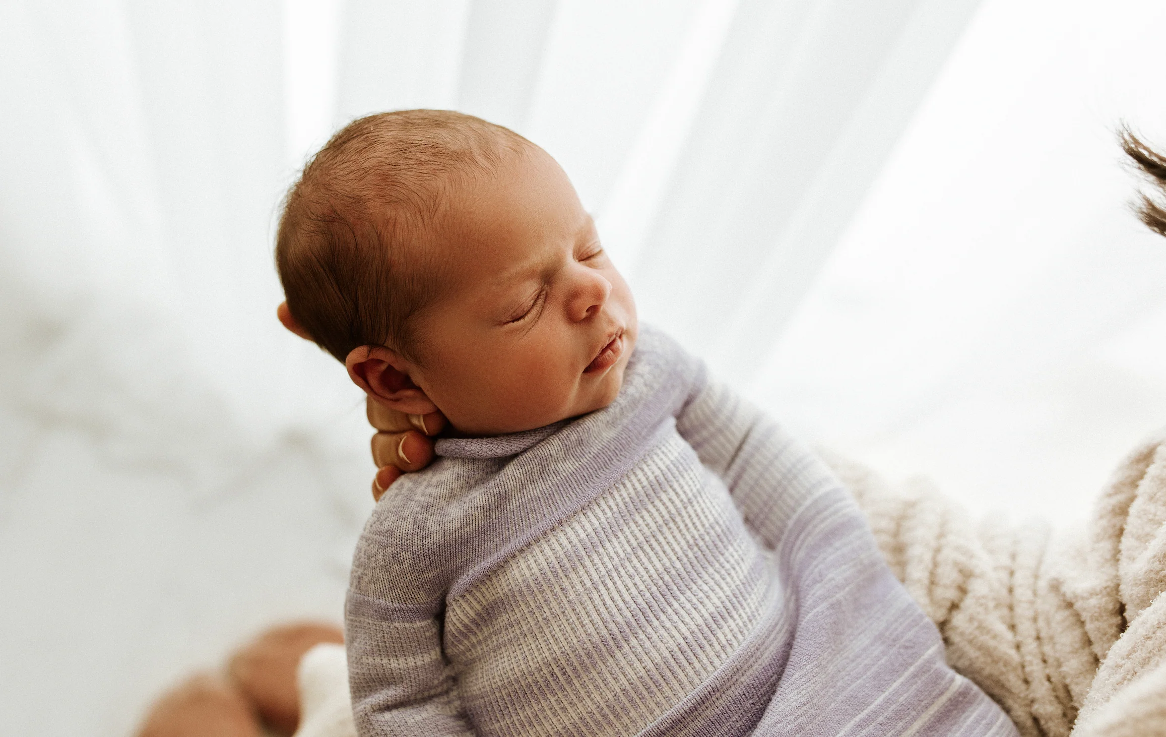 Lavender Swaddle Sleep Sack - Image 2