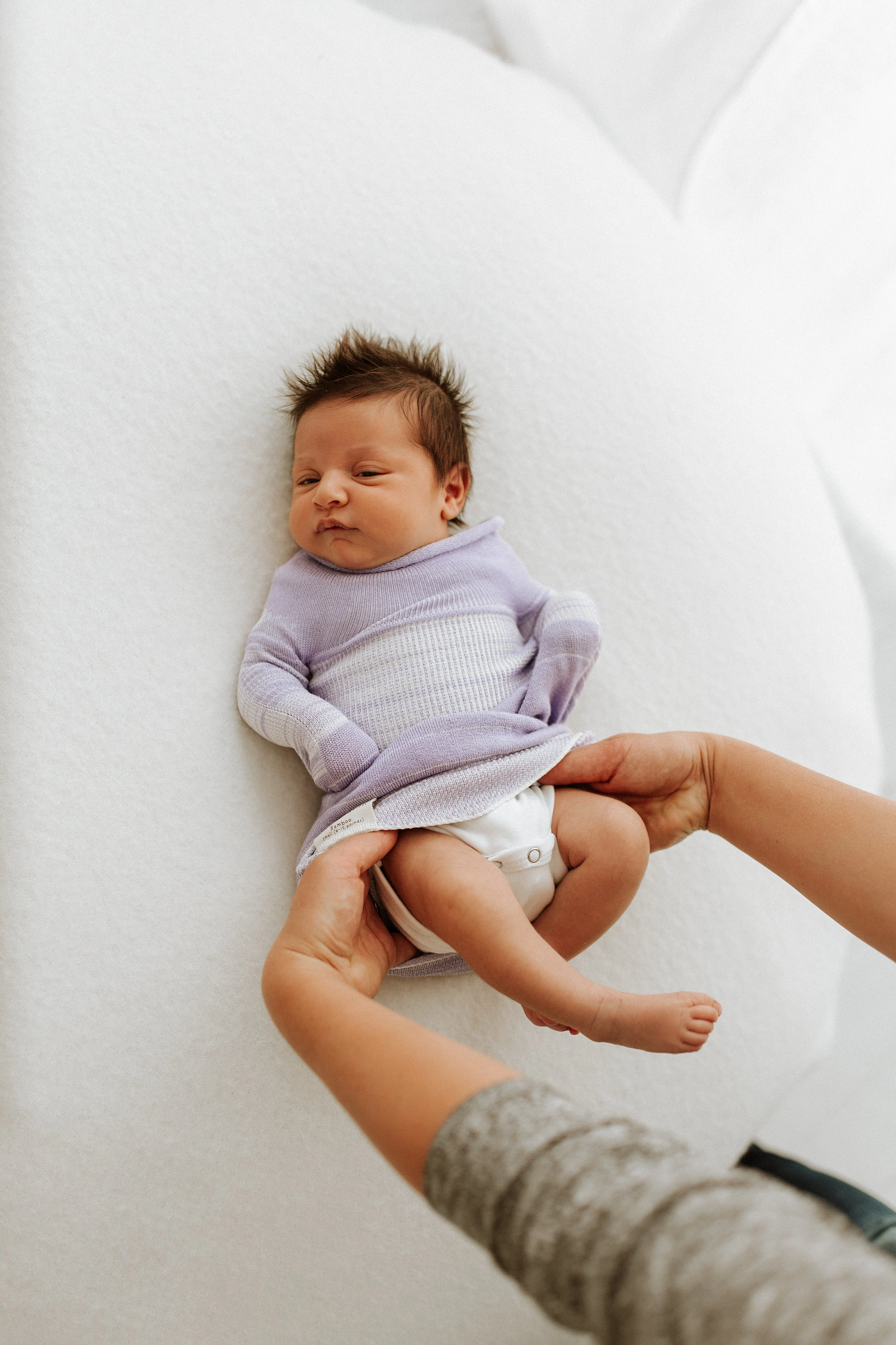 Lavender Swaddle Sleep Sack - Image 5