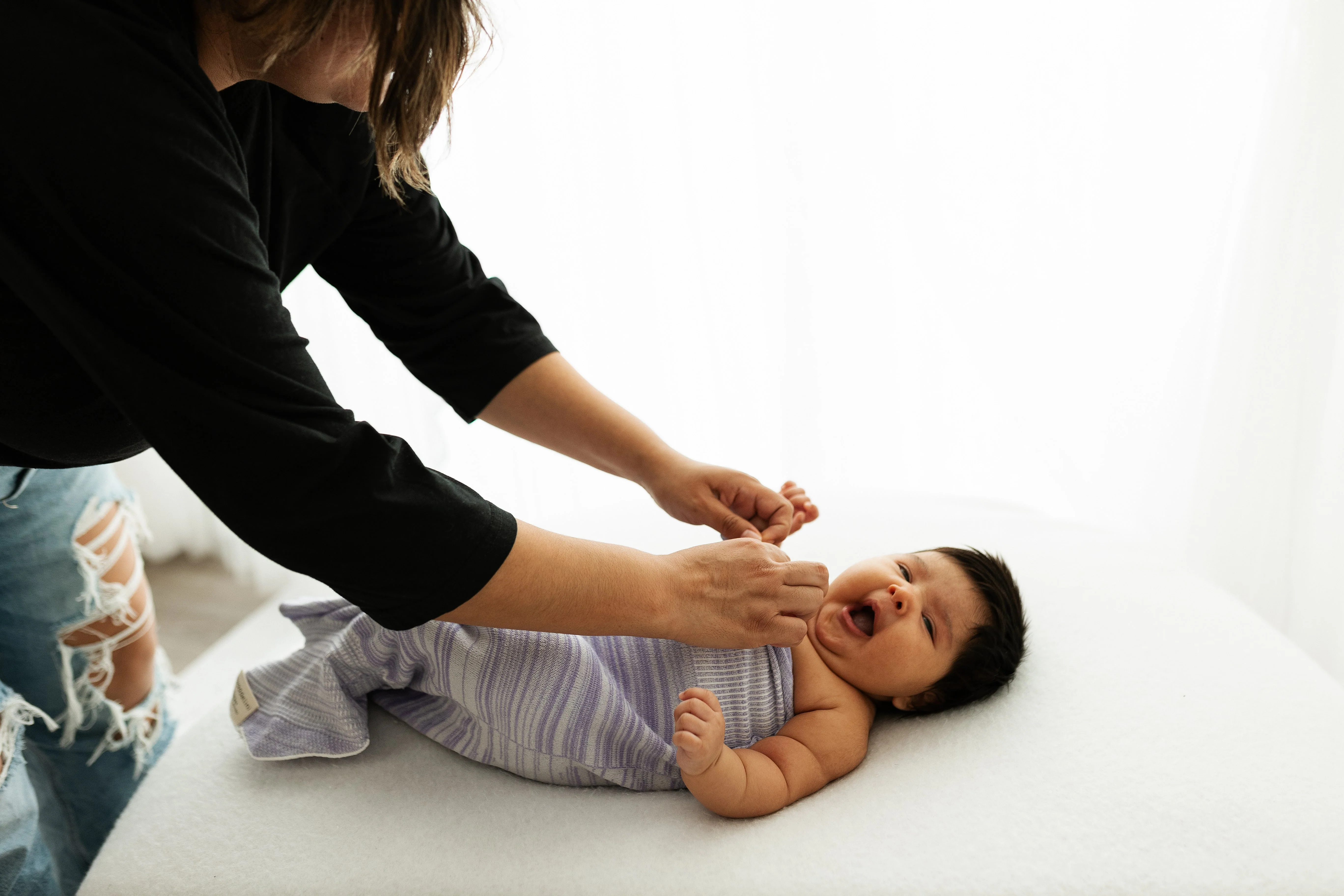 Lavender Swaddle Sleep Sack - Image 8