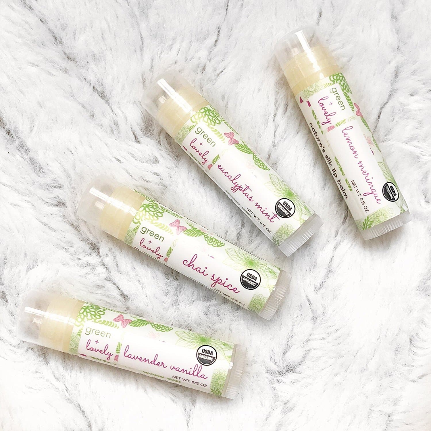 Lavender Vanilla ///  Organic Lip Balm Butter for Intense Moisture - Beauty Gift - Image 4