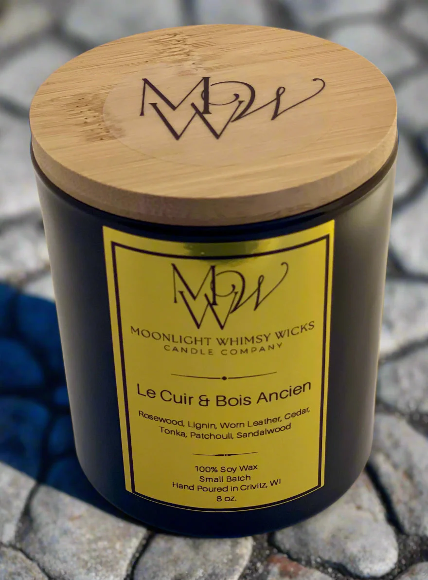 Le Cuir & Bois Ancien | Luxury Soy Wax Candle - Image 8