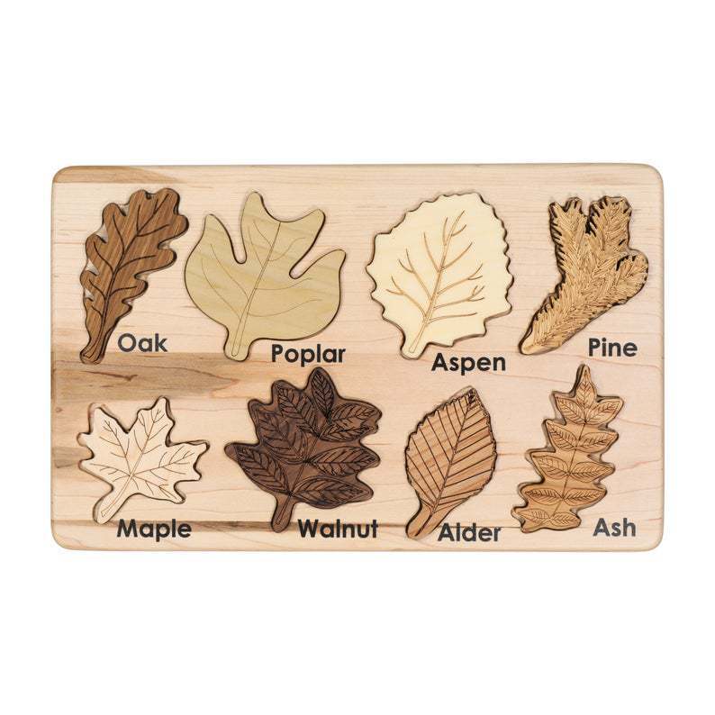 Leaves Montessori Puzzle Stem Toy - Image 5